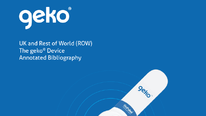The geko® device annotated bibliography image Firstkind Ltd geko® Device Annotated Bibliography